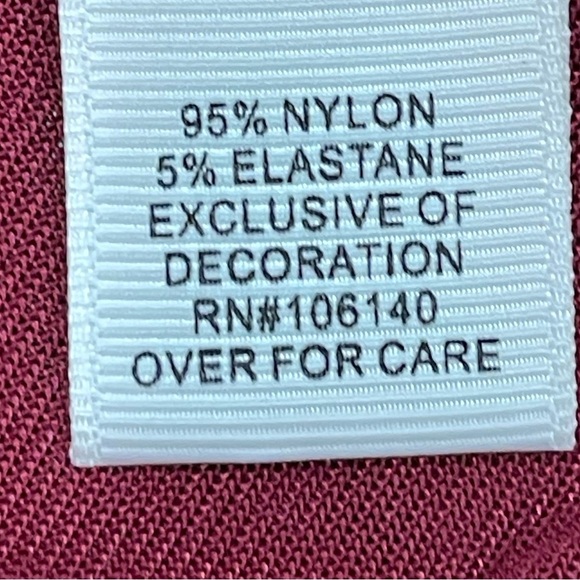 Ultra Pink Burgundy Flared Sleeve Blouse - Picture 9 of 9